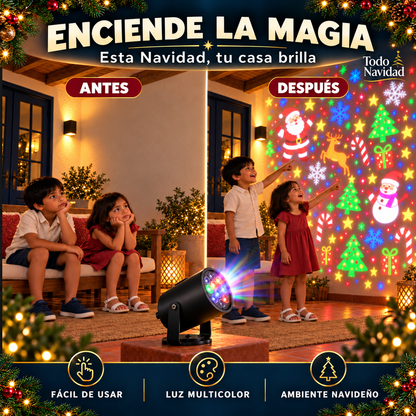 Proyector Navideño LED Multicolor